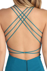 Adelyn Strappy Trumpet Dress
