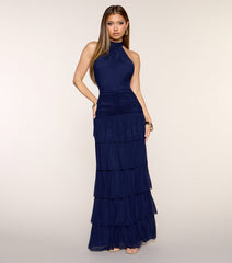 Airy Chic Open Back Maxi Dress