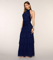 Airy Chic Open Back Maxi Dress