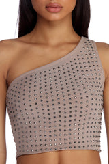 A Little Glitz And Glamour Crop Top