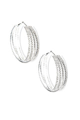 Add Some Sparkle Hoop Earrings
