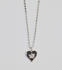 Adorable Vibe Angel Heart Charm Necklace