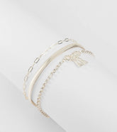A Little Glam Moment Three-Pack Bracelet Set