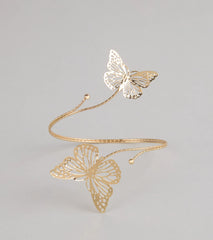 Airy Aura Butterfly Arm Cuff