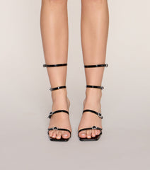 About Tonight Caged Stiletto Heels