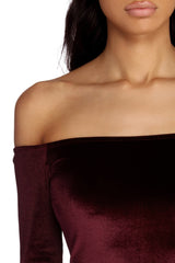 Abby Formal Velvet Midi Dress