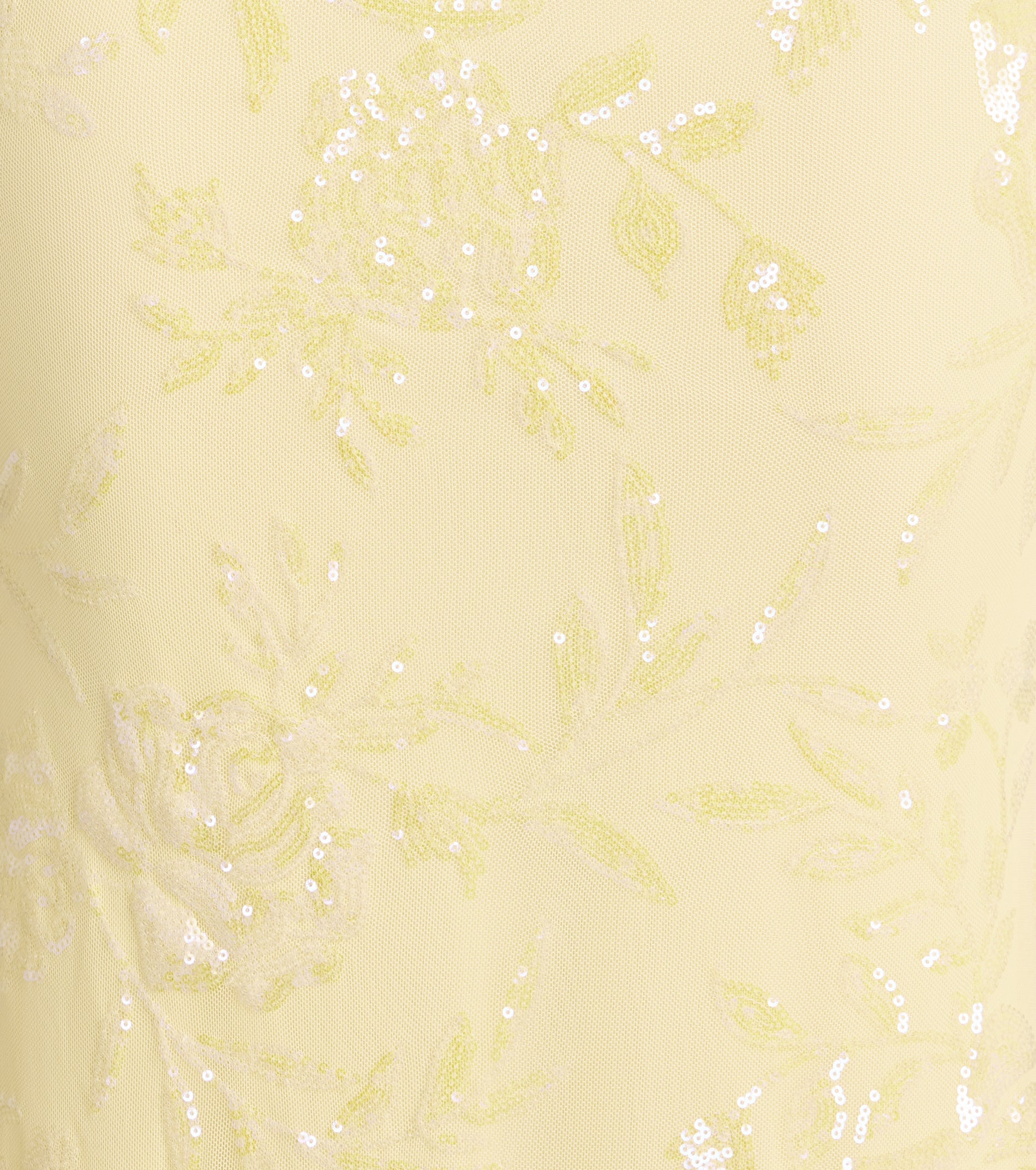 Aila Floral Sequin Mesh Mermaid Dress