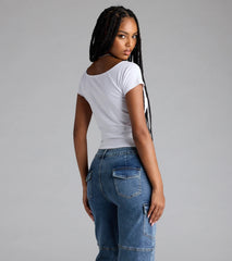 28 Crop Graphic Tee