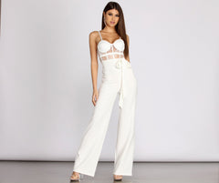 A Little Bit of Lace Jumpsuit