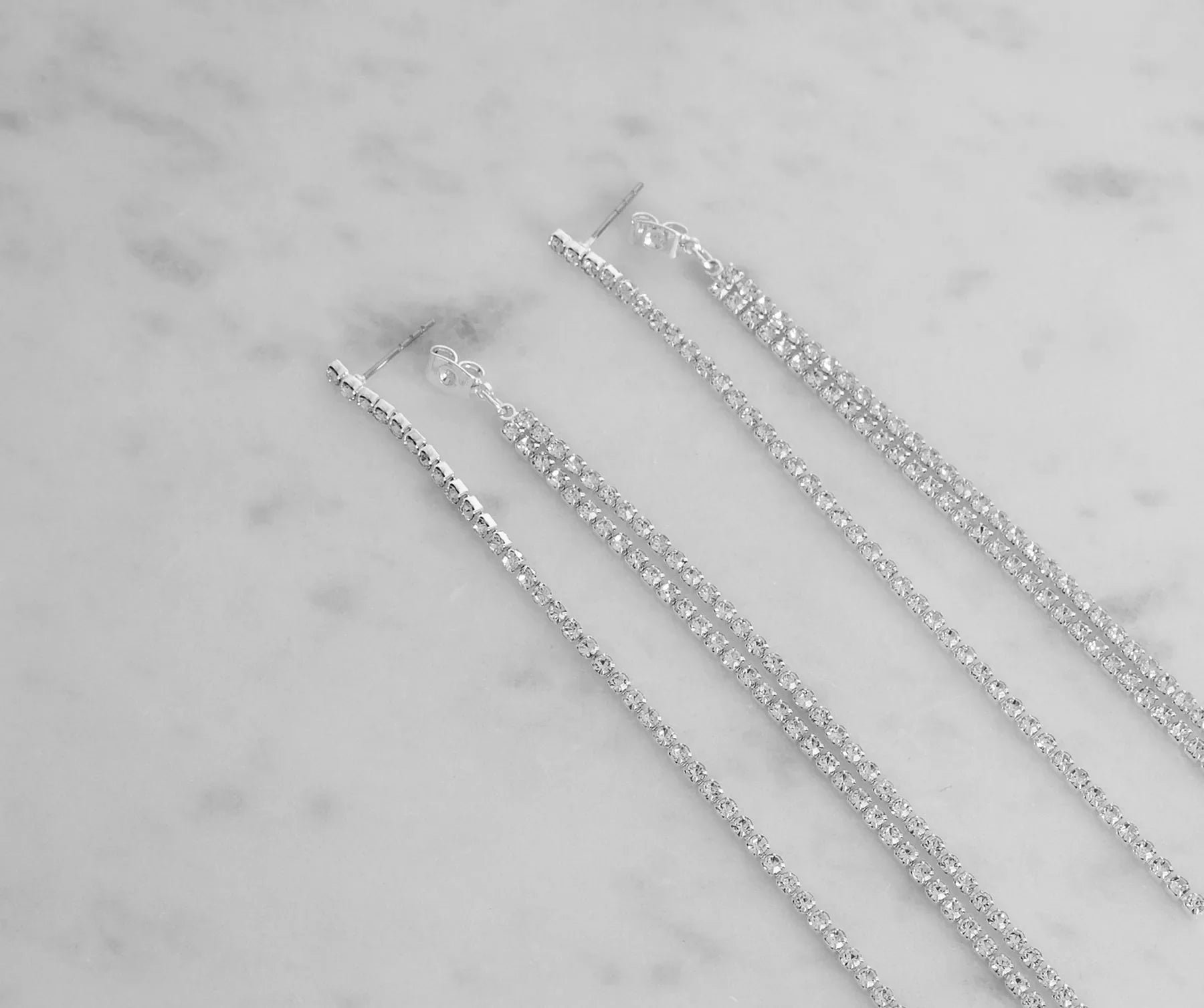 Till Dawn Long Rhinestone Linear Dusters