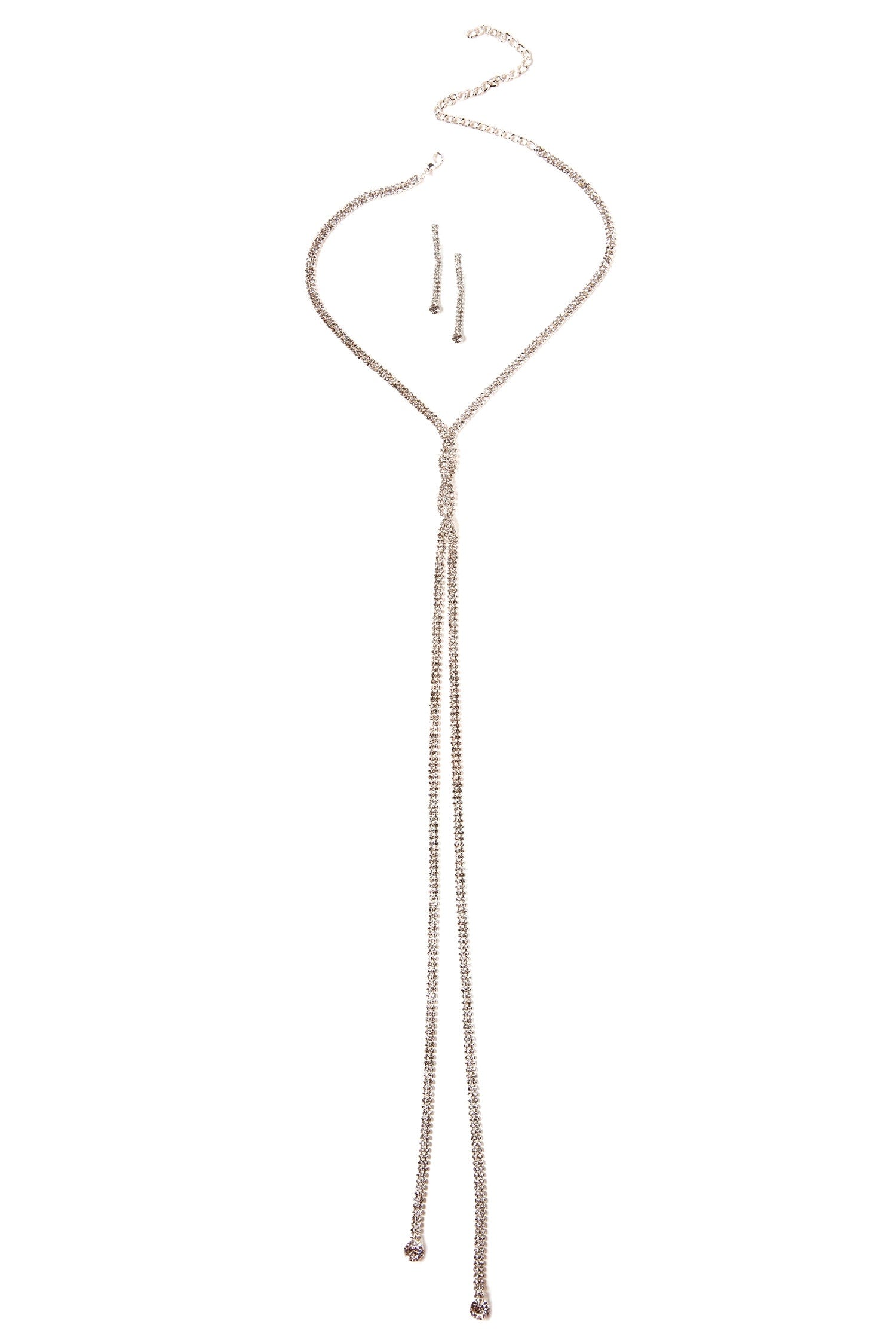 A Twist Of Rhine Necklace Set