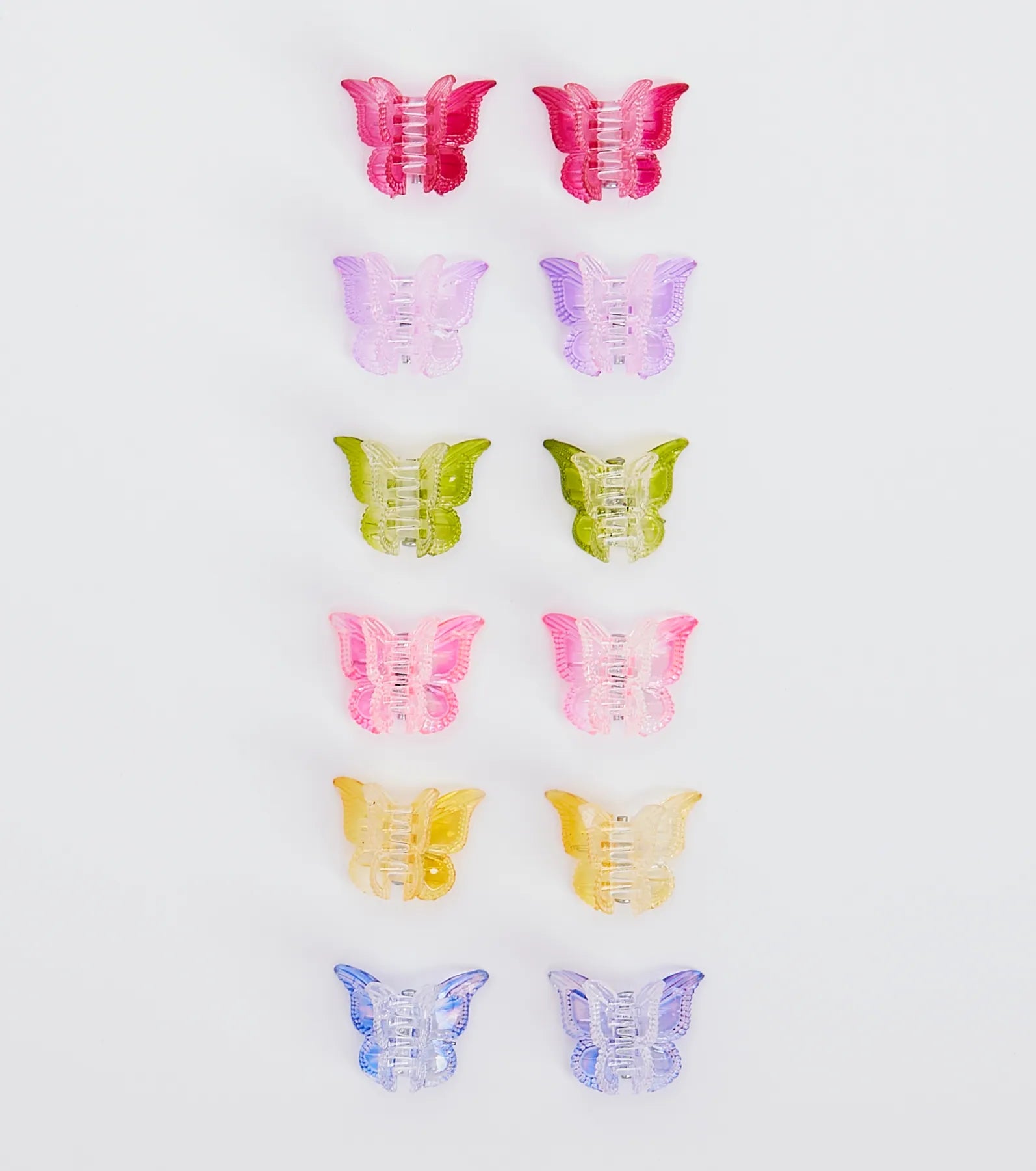 90s Babe Butterfly Hair Clip Pack