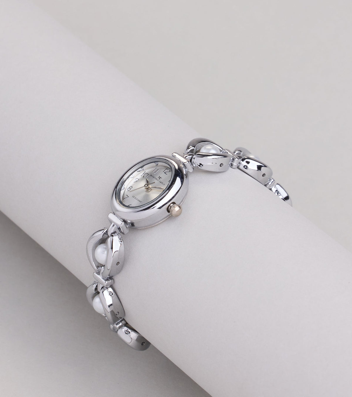 Ahead Of Time Faux Pearl Watch
