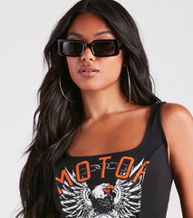 90s Mood Square Frame Sunglasses