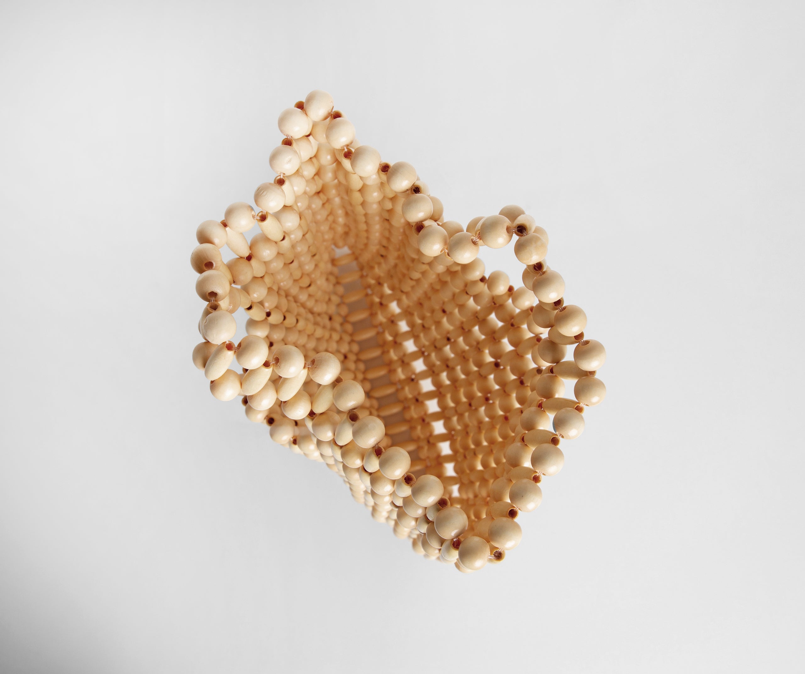 A Summer Mood Wooden Beaded Mini Tote