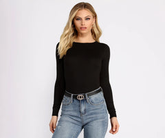 A Sparkling Finish Dainty Double O-Ring Belt