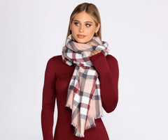 A Lovely Cold Day Plaid Scarf